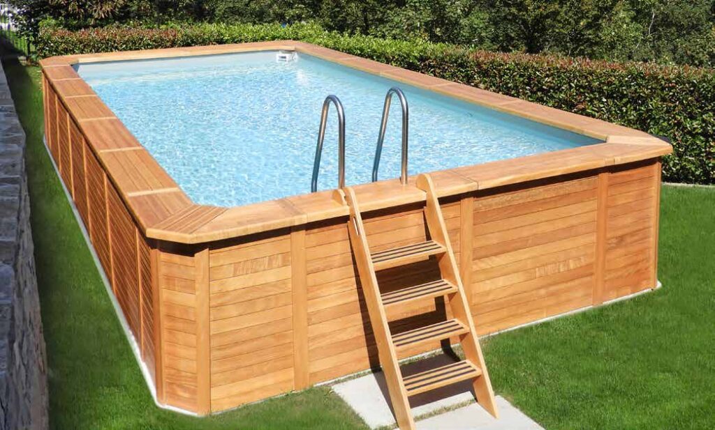 Piscine fuori terra in legno